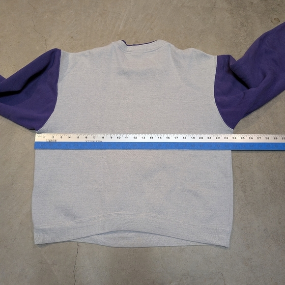 VTG 80s/90s UW Huskies Sweatshirt Men's XL Gray Purple University Of Washington - Picture 7 of 7